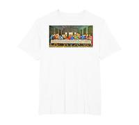 The Last Supper T-Shirt, Men's Big and Tall, White, 2X Tall