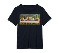 The Last Supper T-Shirt, Women's Plus, Black, 5X