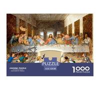 The Last Supper Wooden Jigsaw Puzzle Waterproof 1000 Piece Puzzles for Adults Gifts Colourful Educational Games
