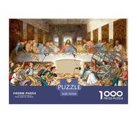 The Last Supper Wooden Jigsaw Puzzle Waterproof 1000 Piece Puzzles for Adults Gifts Impossible Educational Games