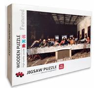 The Last Supper Wooden Jigsaw Puzzles 48x32in, Man Jigsaw Puzzles 3000 Pieces for Adults with Box, Back Lettering Easy to Distinguish, Educational Challenging Game, Summer Decor, Gifts, 4-1343