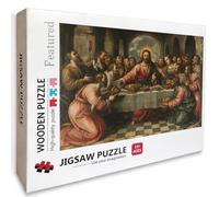 The Last Supper Wooden Jigsaw Puzzles 61x41in, Man Jigsaw Puzzles 5000 Pieces for Adults with Box, Back Lettering Easy to Distinguish, Educational Challenging Game, Summer Decor, Gifts, 6-1770