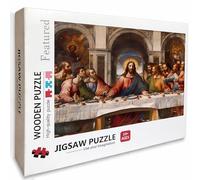 The Last Supper Wooden Jigsaw Puzzles 61x41in, Man Jigsaw Puzzles 5000 Pieces for Adults with Box, Educational Challenging Game, Back Lettering Easy to Distinguish, Summer Gifts, Home Decor, O-4725