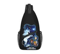 The Last Unicorn Chest Bag Men Sling Crossbody Backpack Chest Bag Travel Hiking Daypack Shoulder Bag
