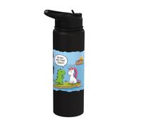 The Last Unicorn Dinosaur Noah's Ark Christian Funny Bible Stainless Steel Insulated Water Bottle