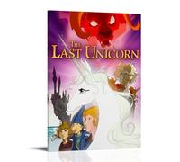 The Last Unicorn Movie Canvas Poster Decoration Painting Living Room Wall Art Bedroom Painting, Wall Print Art Painting Modern Home Boy Room Print Painting Girls Holiday Wall Picture 24 x 36 Inches