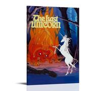 The Last Unicorn Poster Canvas Oil Painting Canvas Art Poster Home Hanging Painting Bar Art Interior Wall Decoration PosterFrame-style12x18inch(30x45cm)