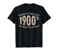 The Late 1900s, Vintage Style and Grace, Funny Millennial T-Shirt