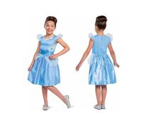 The Latest Disney Official Standard Cinderella Costume Kids, Christmas Halloween Princess Dress Up for Girls Fancy Dress Up Outfit Size XS