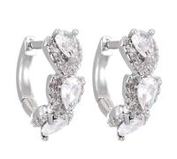 The Latest European Fashion Is Suitable For Women's Jewelry Earrings Stealing Earring Studs (White, One Size)