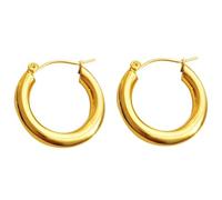 The Latest Version Of Geometric Metal Oval Hoop Earrings French Personality Glossy Earrings for Women Simple Jewelry Nice