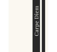 The Latin Edit: Carpe Diem Ivory Dawn: Minimalist Black & Ivory Notebook | Premium Editorial Journal for Writing, Notes & Ideas
