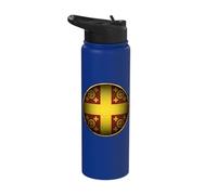 The Latin Empire Heraldry Medieval History Stainless Steel Insulated Water Bottle
