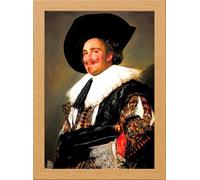The Laughing Cavalier By Frans Hals Print In Glass Fronted 10" X 13.5" Frame