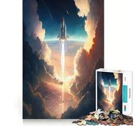 The Launch Jigsaw Puzzles for Teenagers 1000 Piece Raise Memory Leisure Time Clean Edge Lovely Present (50x75cm)