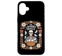 The Laundry Oracle Missing Socks Skeleton Humor Case for iPhone 16 Plus