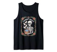 The Laundry Oracle Skeleton Sock Prophecy Humor Tank Top
