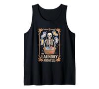 The Laundry Oracle Skeleton Tarot Sock Humor Tank Top