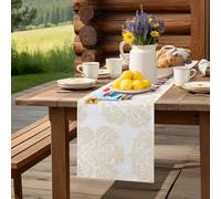 The Laundry Room Table Runner 36 Inches Long,Table Runners Kitchen Dining Tables Decoration for Home Party Decor, Basket Washing Machine Clothesline Tables Runner for Home Party Wedding Dresser Scarf