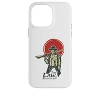 The Law Behind The Suit Western Hero Poster Case for iPhone 14 Pro Max