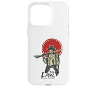 The Law Behind The Suit Western Hero Poster Case for iPhone 15 Pro Max