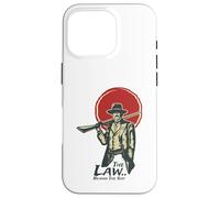 The Law Behind The Suit Western Hero Poster Case for iPhone 16 Pro
