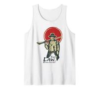 The Law Behind The Suit Western Hero Poster Tank Top