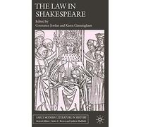 The Law in Shakespeare (Early Modern Literature in History)