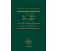 The Law of Higher Education