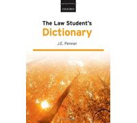[The Law Student's Dictionary] [By: Penner, J.E.] [June, 2008]