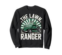 The Lawn Ranger Funny Riding Mower Retro Mowing Gifts Dad Sweatshirt