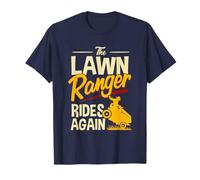 The Lawn Ranger Rides Again - Lawn Tractor Mowing T-Shirt T-Shirt
