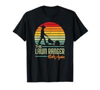 the lawn ranger rides again lawnmower men boys T-Shirt