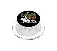 The Lawn Ranger Rides Again - Mower Mowing - Lawn Caretaker PopSockets PopGrip for MagSafe