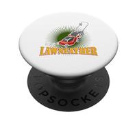 The Lawnfather Tshirt Mowing The Lawn Gardener Mowing Lawn PopSockets Adhesive PopGrip