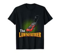 The Lawnfather Tshirt Mowing The Lawn Gardener Mowing Lawn T-Shirt