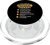 The Laws Of Physical Therapy Motivation For PT PopSockets PopGrip for MagSafe