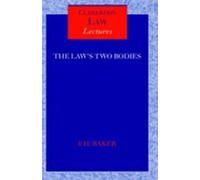 Law's Two Bodies Some Evidential Problems in English Legal History 9780199245185