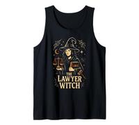 The Lawyer Witch Fantasy Legal Magic Design Tank Top