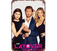 The Layover Vintage Metal Tin Sign Movie Poster Wall Art Decor 8x12 Inch for Home Cafes Office Store Pubs Club Sign Gift