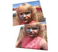 The Lazy Cow Personalised CANVAS print - your own image on a professionally printed canvas (10 X 10 INCHES)