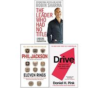 The Leader Who Had No Title, Eleven Rings, Drive Daniel H. Pink 3 Books Collection Set