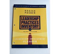 The Leadership Practices Inventory (LPI): Leadership Development Planner (J-B Leadership Challenge: Kouzes/Posner)
