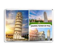 The Leaning Tower of Pisa - Italy - Souvenir Fridge Magnet - Gift