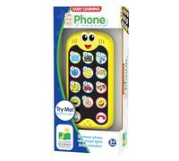 The Learning Journey Early Learning - On The Go Phone - Baby Cell Phone Toy - Toddler Toys & Gifts for Boys & Girls Ages 3 Months and Up - Award Winning Toys, Blue Or Black