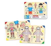 The Learning Journey: Lift & Learn Inside of Me - Human Body layered 28 piece Jigsaw Puzzles- Learning Educational Toy for age 3 and Up