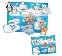 The Learning Journey My First Lift & Learn - Artic 7 Piece Tray Puzzle | Educational Puzzle for Toddlers Ages 2-5
