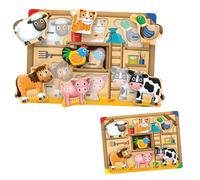The Learning Journey: My First Lift & Learn - On The Farm - Early Active Puzzle Intellectual Development - Boys & Girls Puzzle Play Toddler Toys & Gifts for Ages 2-5 Award Winning