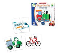 The Learning Journey My First Match It - Things That Go Puzzle For Kids - Helps Interactive Child Development, Problem-Solving and Motor Skills - 15 Self-Correcting Puzzle Sets - For 2+ Years