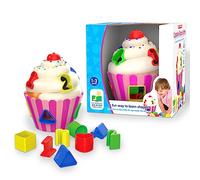 The Learning Journey U481080 Cupcake Shape Sorter, Multo, One Size, Pink, Green